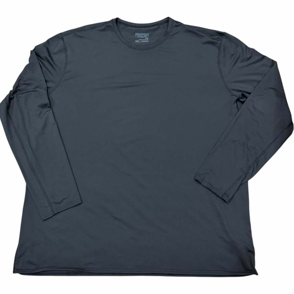 Patagonia Shirt Men 3XL Black Capilene Performance Baselayer Long Sleeve